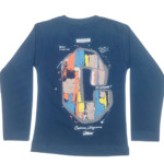 Full Sleeves Graphic T-shirt ,front and back - Image 2