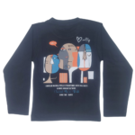 Full sleeves Graphics  T-shirts ,black color - Image 2