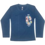 Full Sleeves Graphic T-shirt ,front and back