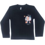 Full sleeves Graphics  T-shirts ,black color